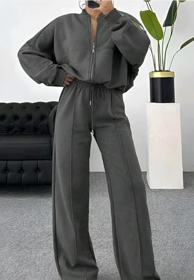 Hoodie And Drawstring Pants Casual
