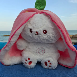 Breathing Bunny Plush - Strawberry & Carrot