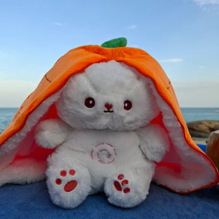 Breathing Bunny Plush - Strawberry & Carrot