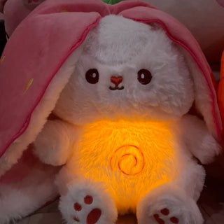 Breathing Bunny Plush - Strawberry & Carrot
