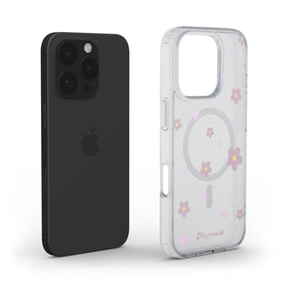 Blossom Hearts - MagSafe Clear Phone Case