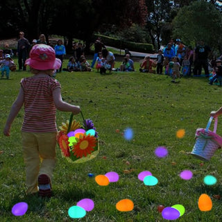 Blinking LED Glow Easter Eggs – Fillable with Treats! – 50 to 300 PCS