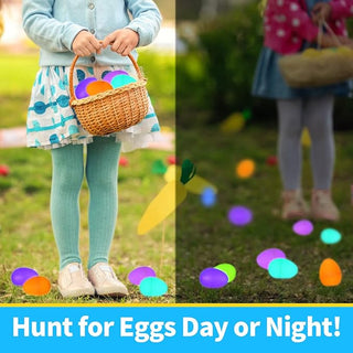 Blinking LED Glow Easter Eggs – Fillable with Treats! – 50 to 300 PCS