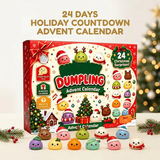 Christmas Dumpling Squishy Advent Calendar – 24 Mini Fidget Toys