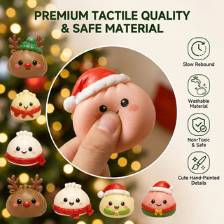 Christmas Dumpling Squishy Advent Calendar – 24 Mini Fidget Toys