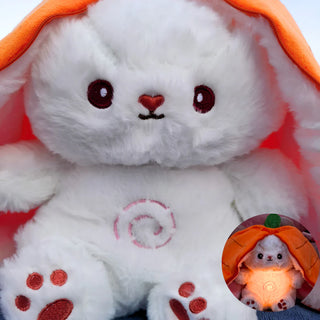 Breathing Bunny Plush - Strawberry & Carrot