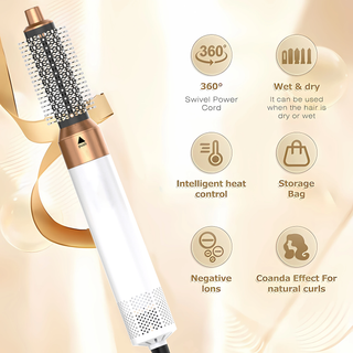 5-in-1 Hot Air Styling Brush – Salon Hair