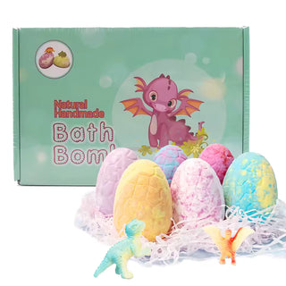 Ocean Bath Salt Set with Surprise Toys Inside 12 Pack Organic Safe Bubble Baths Salt