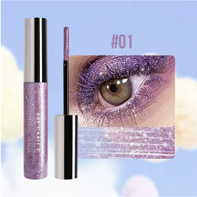 Colorful Glitter Waterproof Mascara – Long-Lasting, Thickening & Sparkly