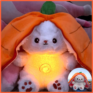 Breathing Bunny Plush - Strawberry & Carrot