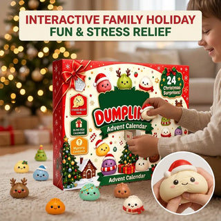 Christmas Dumpling Squishy Advent Calendar – 24 Mini Fidget Toys
