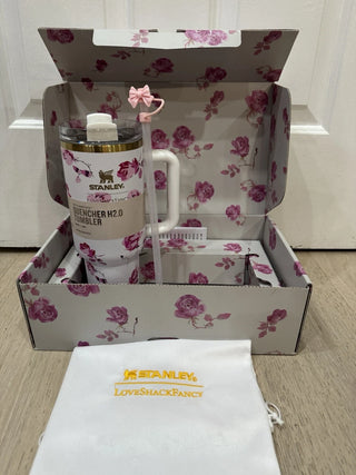 Stanley x LoveShackFancy Limited Edition Floral Quencher – 40 oz Insulated Tumbler